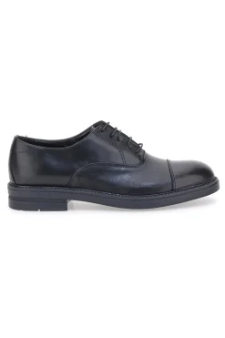 Uomo LONGFORD Scarpe stringate nere eleganti 521