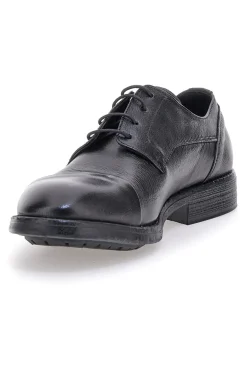 Uomo PITTARELLO PLUS Scarpe stringate nere in vera pelle eleganti 1215P