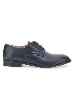 Uomo PITTARELLO Scarpe Stringate Nere In Vera Pelle Made In Italy 2