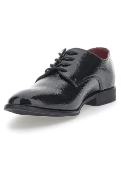 Uomo LONGFORD Scarpe Stringate Nere 2Y2617