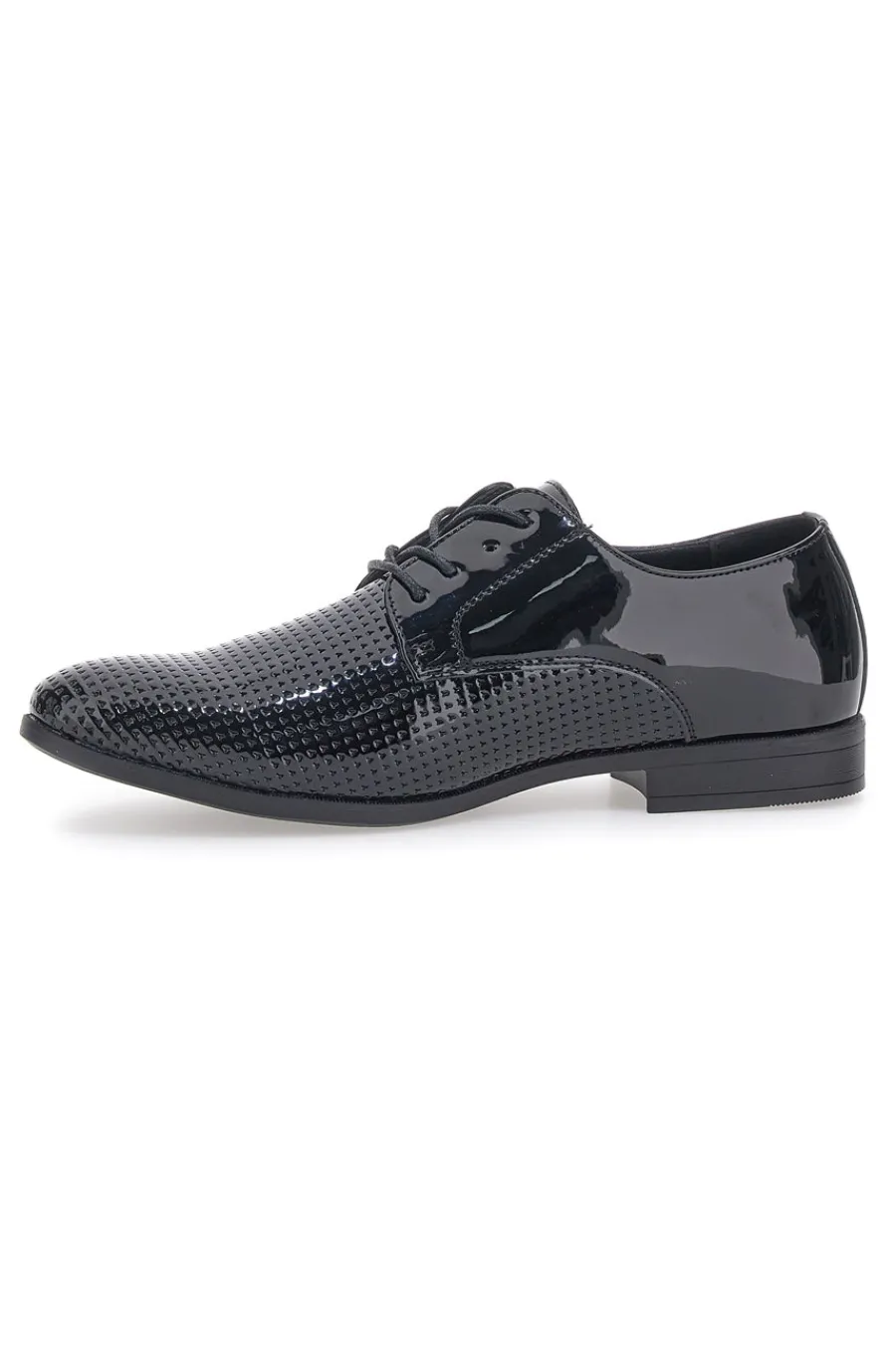 Uomo LONGFORD Scarpe Stringate Nere 20853