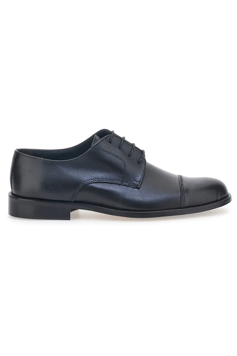Uomo PITTARELLO Scarpe Stringate Nere Vera Pelle 7715