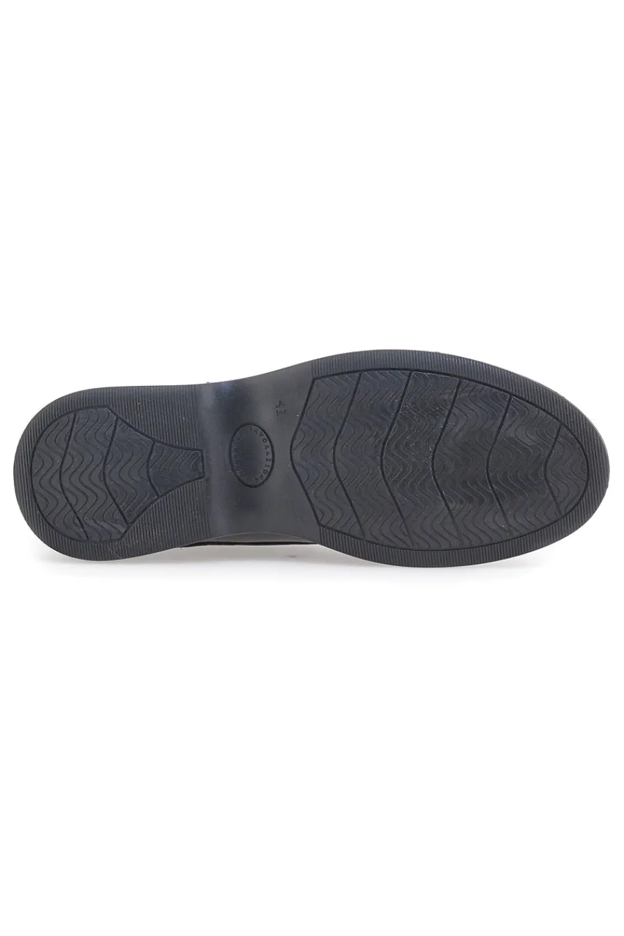 Uomo LONGFORD Scarpe Stringate Nere Vera Pelle 1