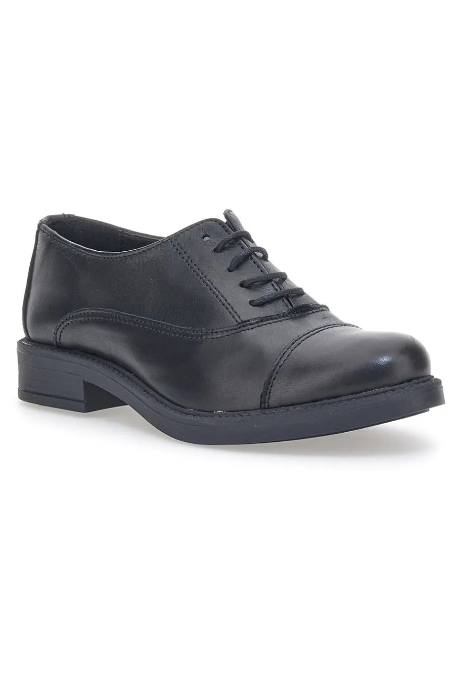 Donna PITTARELLO CLASS Scarpe Stringate 203 Nere Vera Pelle