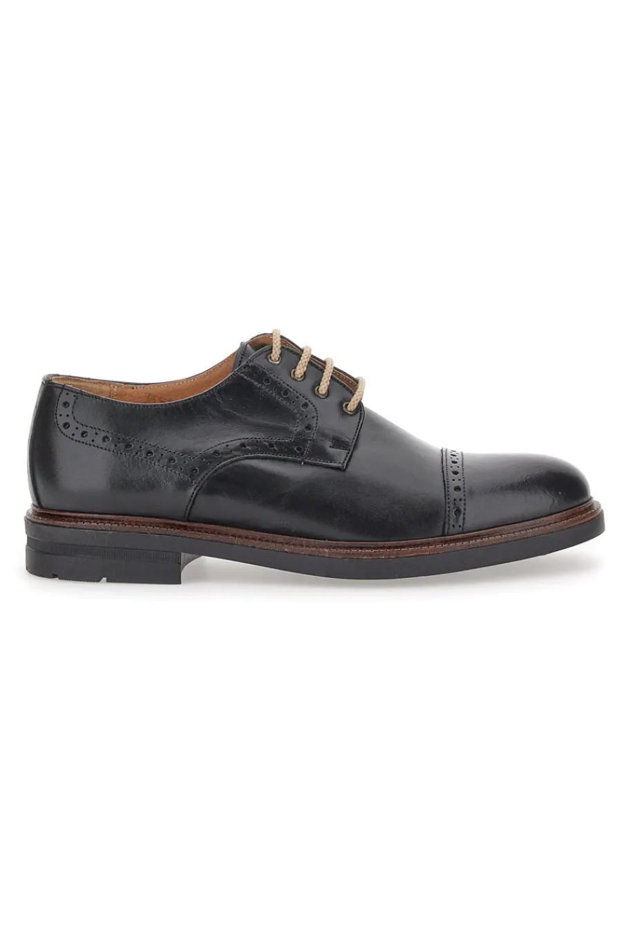 Uomo PITTARELLO Scarpe Stringate 8204 Nere