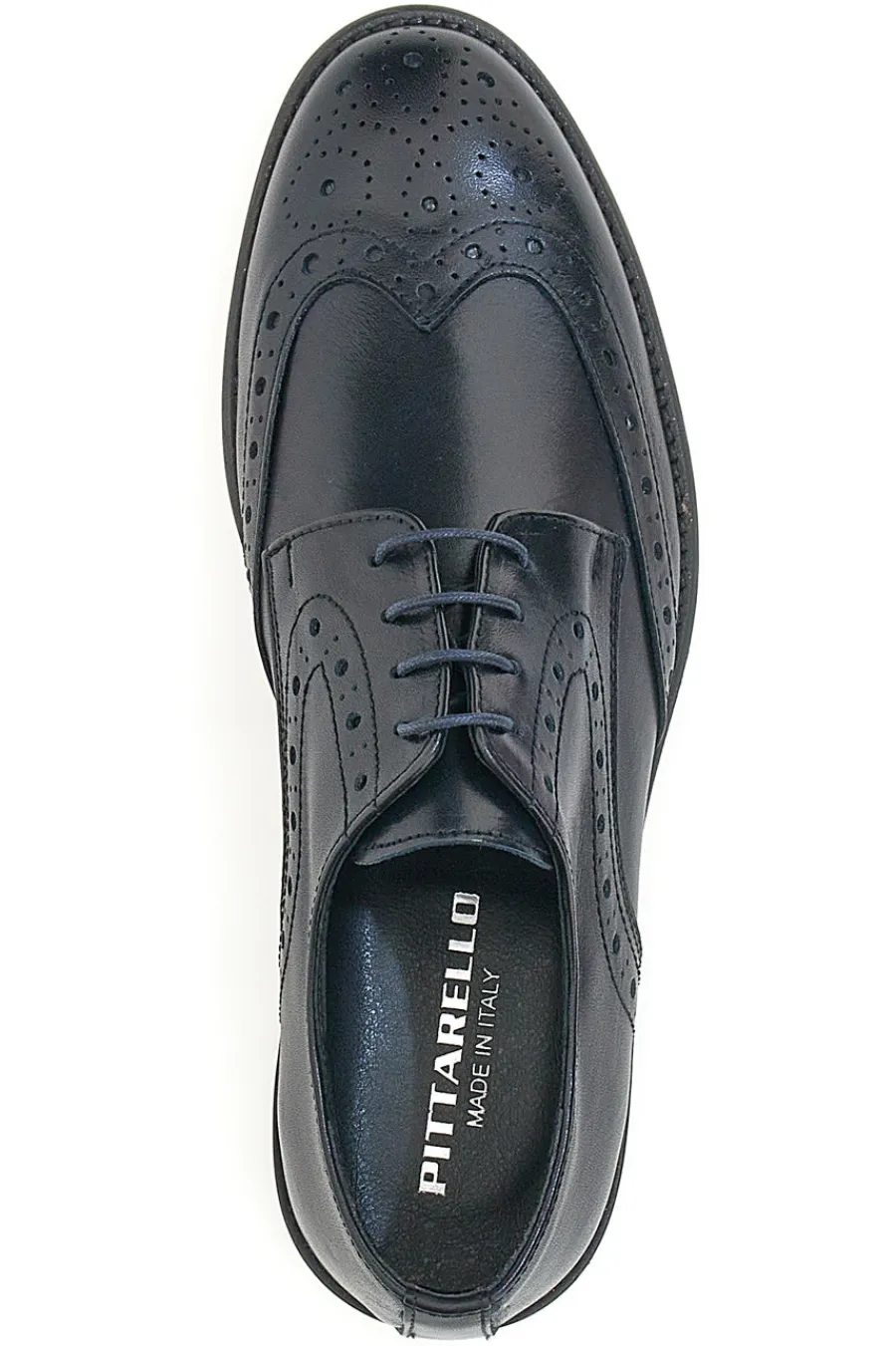 Uomo PITTARELLO Scarpe stringate Stile Inglese 7710 Blu in pelle