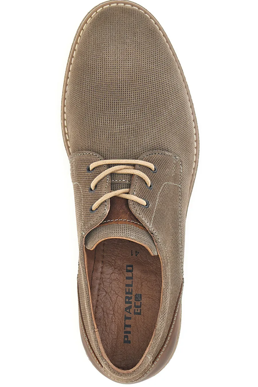 Uomo PITTARELLO ECO Scarpe Stringate Taupe 51005