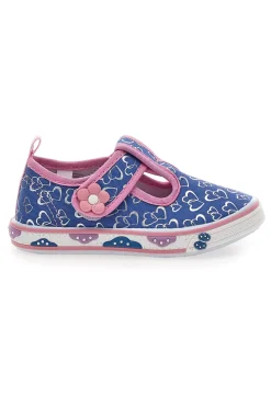 PITT KIDS Scarpine blu con cuori glitter PK97C