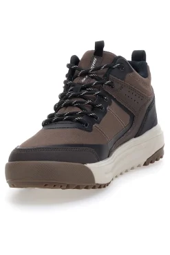 Uomo SKECHERS Scarponcini marroni impermeabili con memory foam Urban Street Hiker