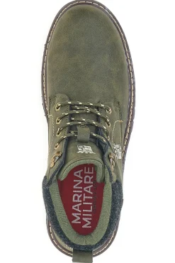 Uomo MARINA MILITARE Scarponcini verdi con dettagli a contrasto MM973 da Uomo | Pittarello