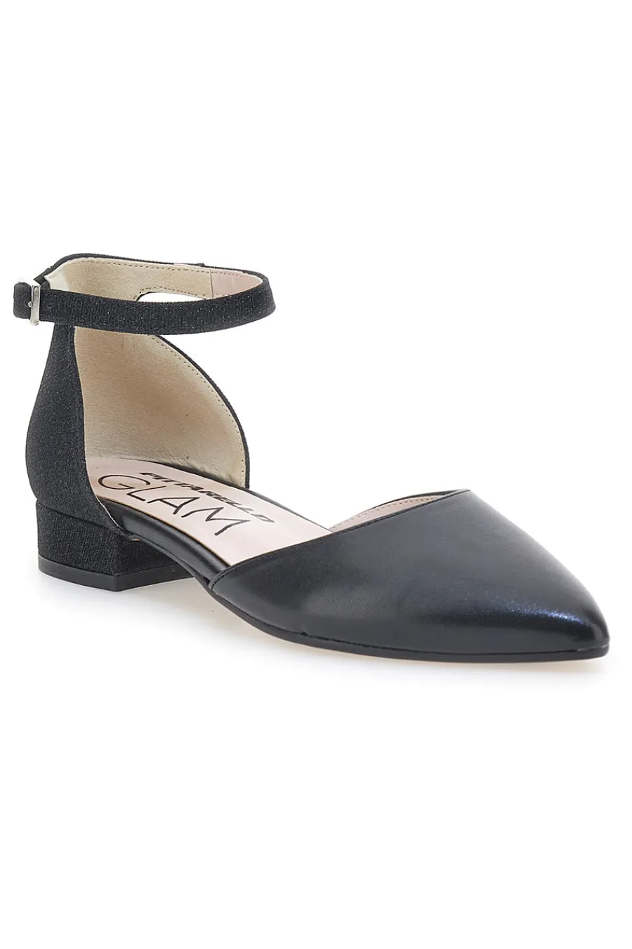 PITTARELLO GLAM e Ballerinas mit Fesselriemchen 2885 SCHWARZ Best