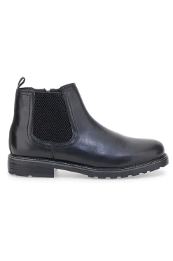 Uomo ANDREA BRUNI e Chelsea-Boots mit Reißverschluss und elastischen Einsätzen, LK02