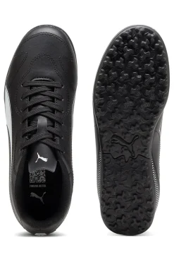 PUMA Schwarze Fußballschuhe mit Vitoria II TT Turf-Sohle für Kinder