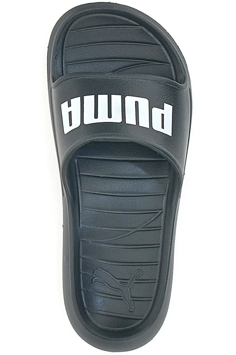 PUMA Schwarze Gummipantoffeln mit Maxi-Logo von Divecat V2 Lite SCHWARZ, WEISS Hot