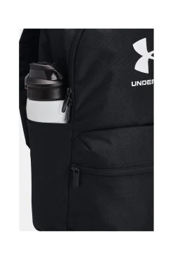 Donna UNDER ARMOUR Schwarzer Rucksack mit weißem Logo 1380476-002