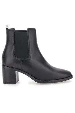 PITTARELLO CLASS e Stiefeletten aus echtem Leder mit breitem Absatz und elastischen Einsätzen Pittarello Klasse 8732 SCHWARZ Online
