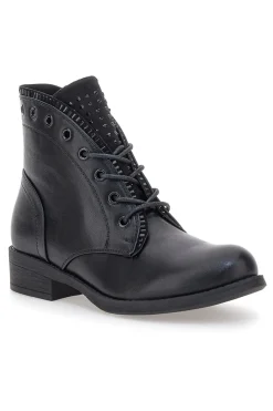 Donna THE FIRST e Stiefeletten P630 mit Ton-in-Ton-Nieten
