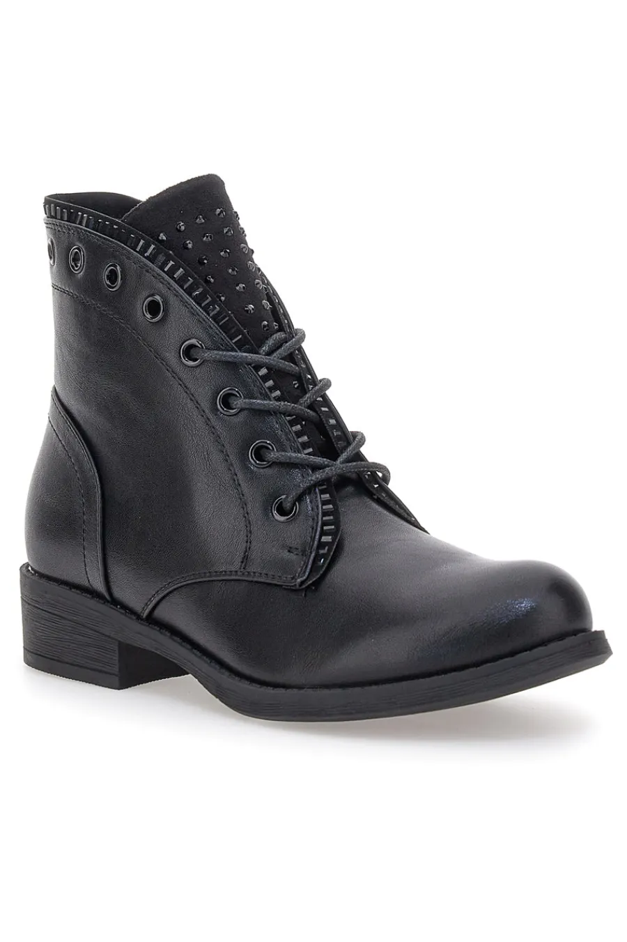 Donna THE FIRST e Stiefeletten P630 mit Ton-in-Ton-Nieten