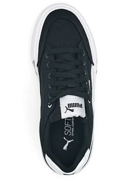 PUMA Schwarze und weiße Segeltuchsneaker Court Classic Vulc Fs Jr