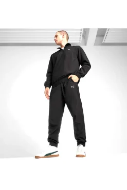 Uomo PUMA Schwarze, e und grüne Rebound V6 Low-Sneaker