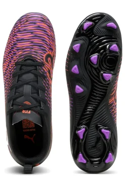 PUMA Schwarz-lila Fußballschuhe FUTURE 8 PLAY FG/AG JR