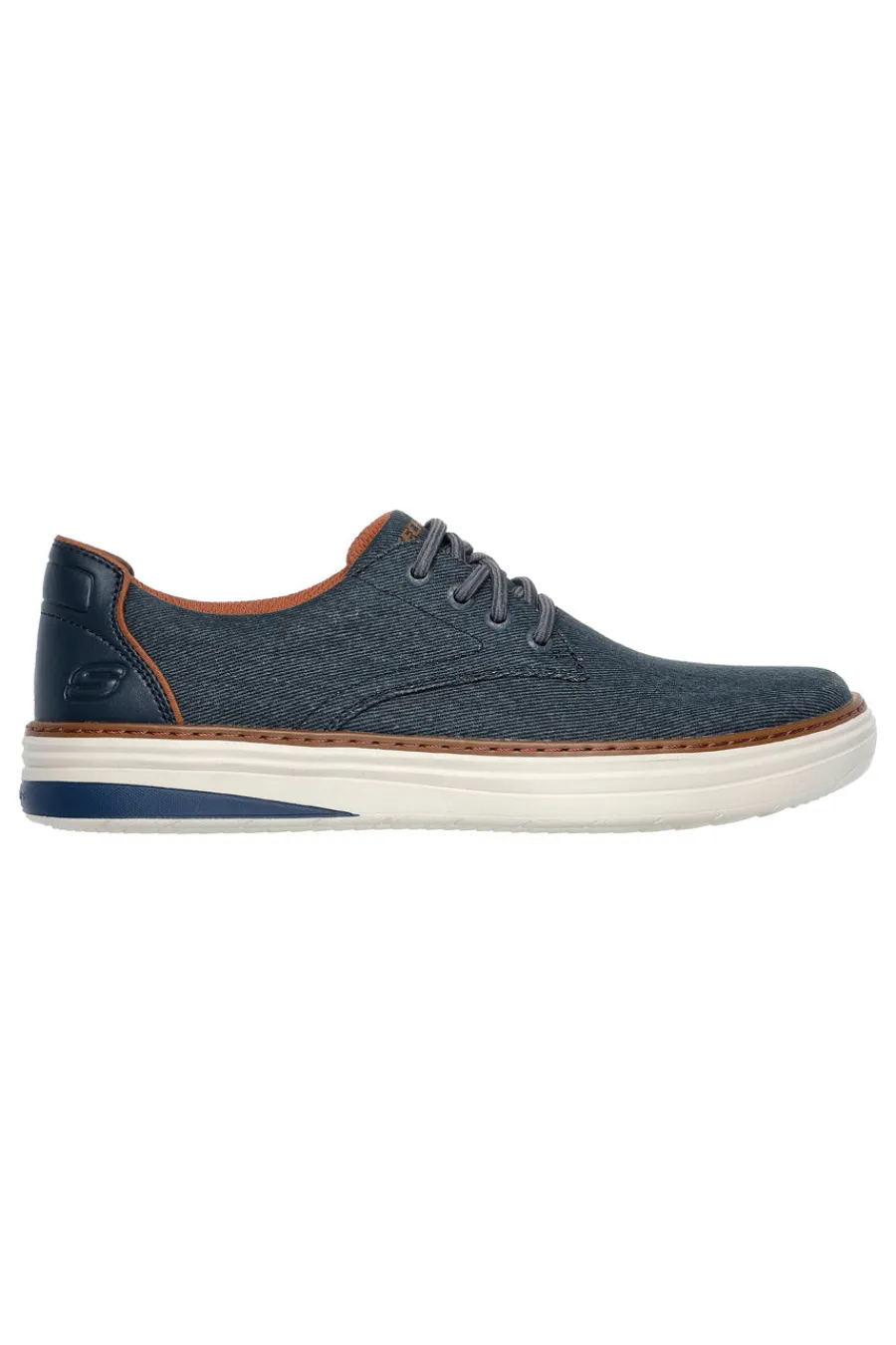 Uomo SKECHERS Hyland Ratner blau Leinwand Turnschuhe