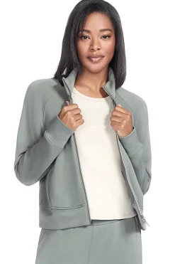 Donna SKECHERS JA278 kechuxe Eevate Reißverchujacke in abeigrün