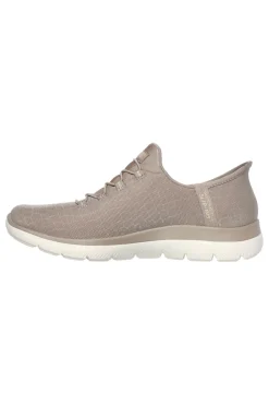 SKECHERS Slip-ins beige con mesh brillante Summits Classy Night TAUPE/ORO Hot