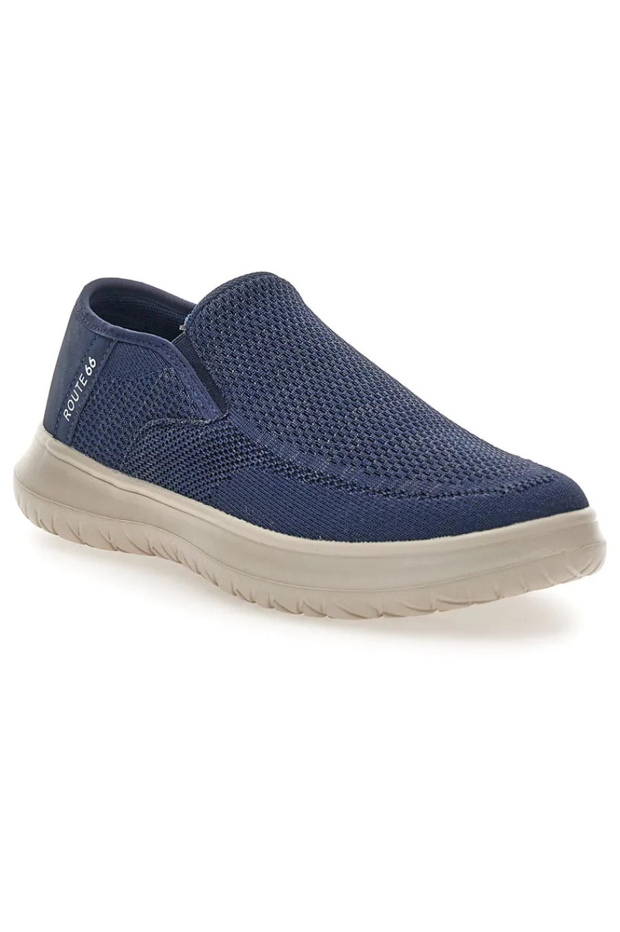 Uomo ROUTE 66 Slip on blu in mesh RO52801