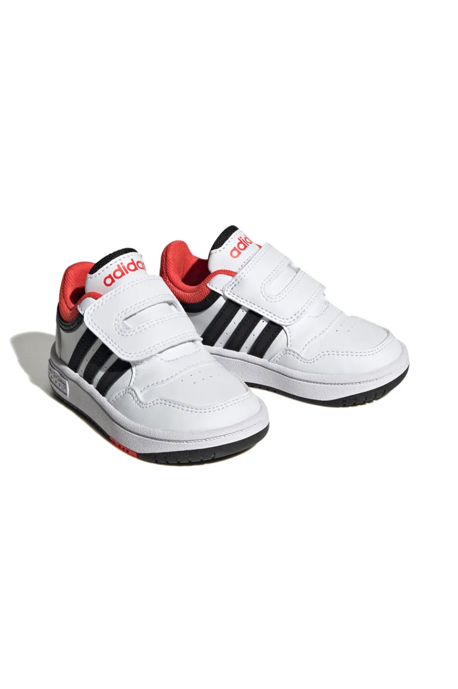 ADIDAS Snaekers bianche con velcro HOOPS 3.0
