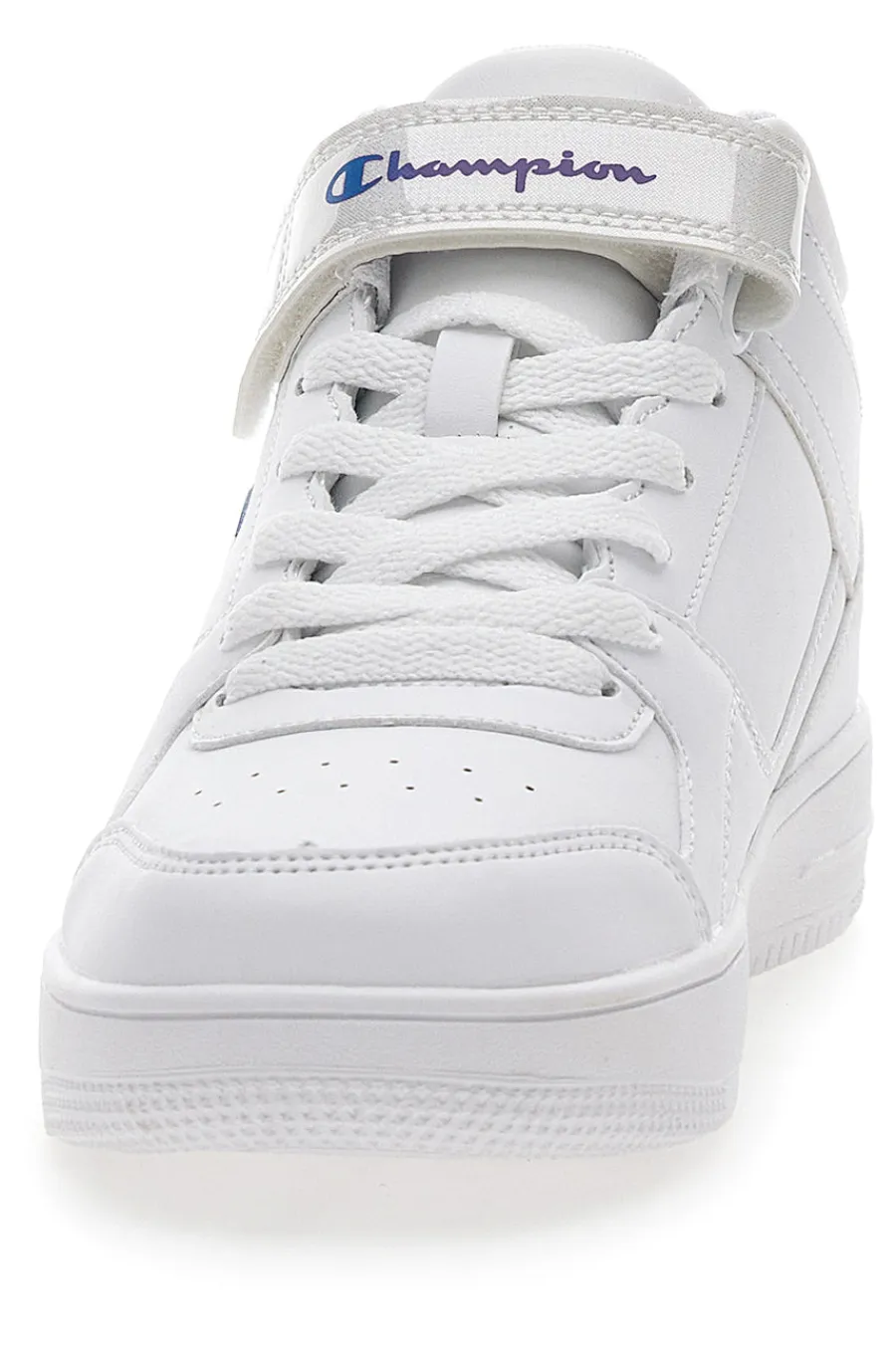 CHAMPION Snaekers mid-cut bianche con velcro RD15 MID G GS