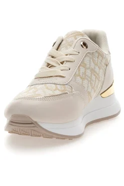 LAURA BIAGIOTTI Sneaker con dettagli oro 9625 BEIGE Sale