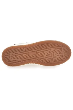 PITTARELLO CAPSULE Sneaker beige in vera pelle con inserti bronzo Grace Clearance