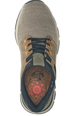 Uomo RELIFE Sneaker da uomo beige e verde con inserti tecnici 68882672301E