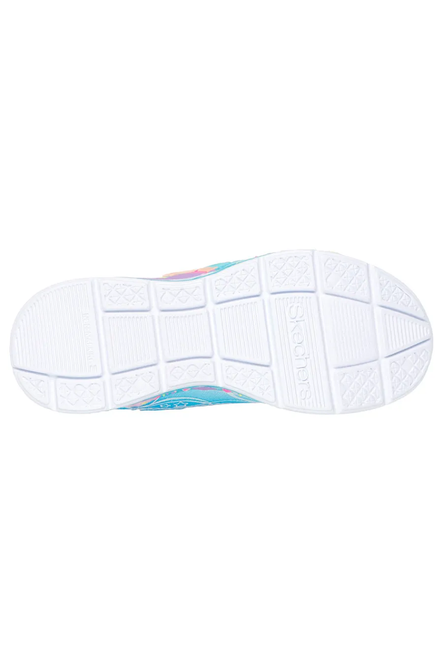 SKECHERS Sneakers Azzurre e Rosa Con Luci S-Lights Mermaid Dreams