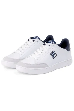 Uomo FILA Sneakers Basse Bianche con dettagli Blu COURTBAY