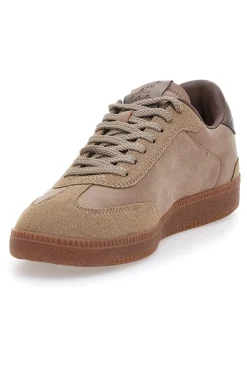Uomo AUSTRALIAN Sneakers beige con dettagli marroni e suola in gomma AU52M115