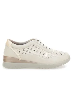 Donna MIO TEMPO Sneakers Beige Con Platform Mina930