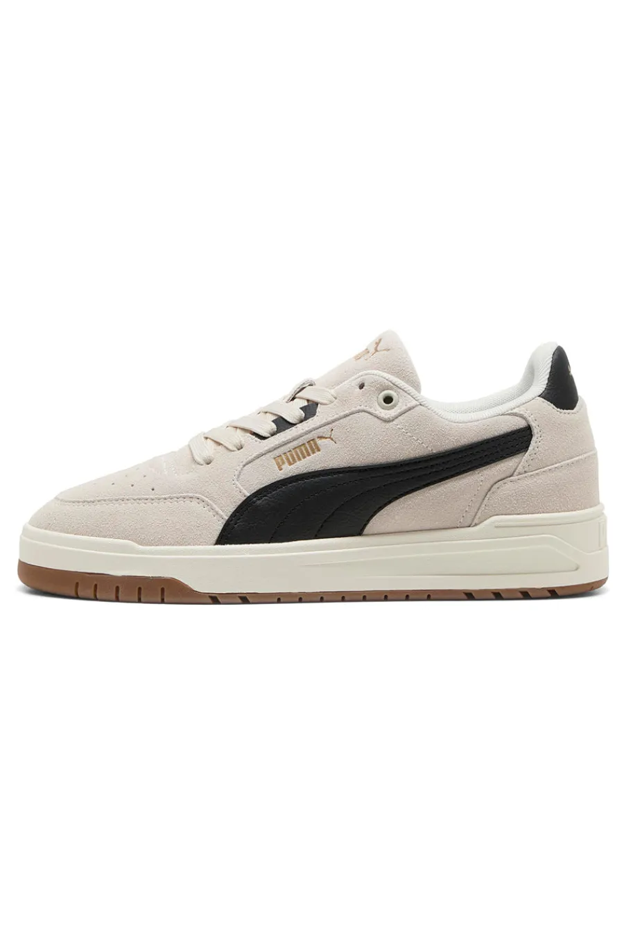 Uomo PUMA Sneakers beige in tessuto scamosciato con dettagli neri Shuffle Downtown SD