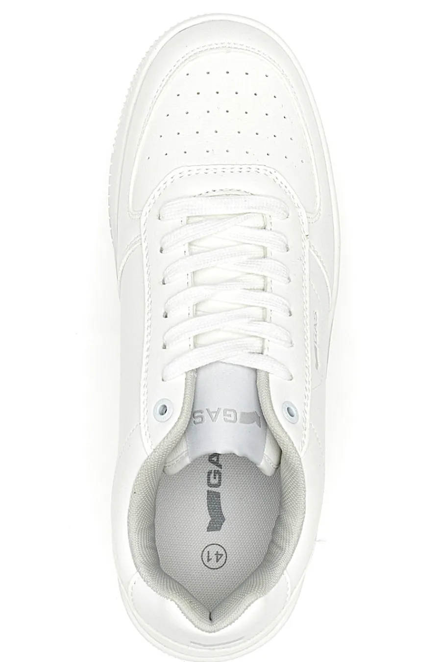 Uomo GAS Sneakers Bianche Blu Kevin