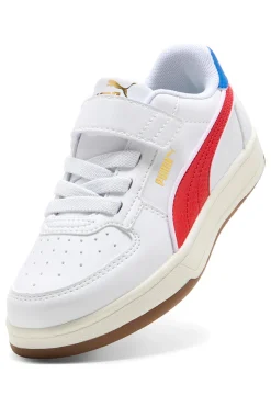 PUMA Sneakers bianche con dettagli rossi e blu Caven 2 Retro AC + PS