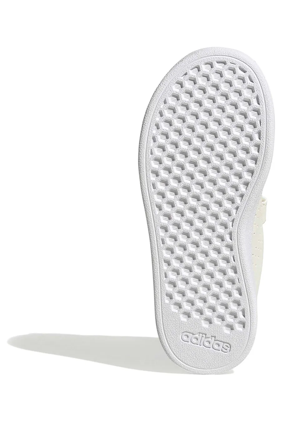 ADIDAS Sneakers bianche con dettagli blu e chiusura a strappo Advantage Base 2.0 Cf C