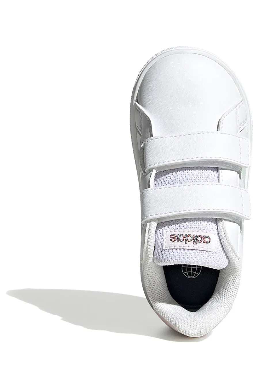 ADIDAS Sneakers bianche con dettagli iridescenti e doppio strappo Grand Court 2 CF I