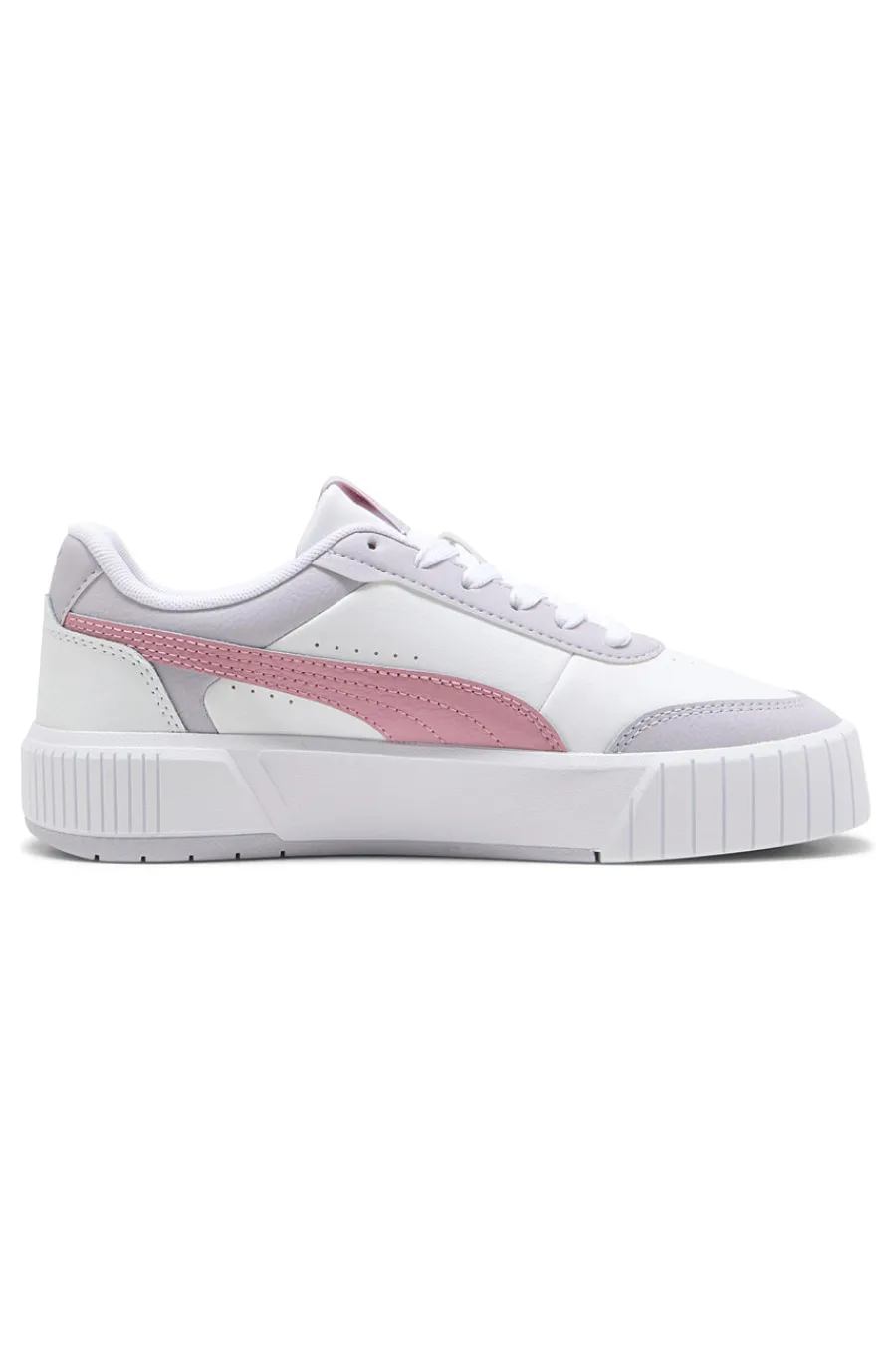 PUMA Sneakers bianche con dettagli rosa in materie sintetiche Carina Mia New