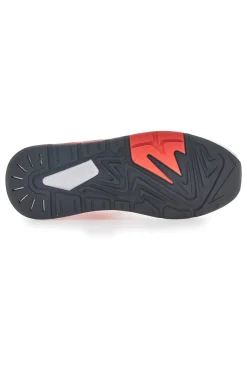 Uomo PUMA Sneakers Bianche con Dettagli Rossi e Neri Pacer +