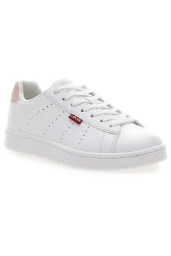 LEVI'S Sneakers Bianche con Dettaglio Posteriore Rosa AVENUE