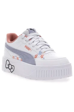 PUMA Sneakers Bianche con Dettagli Colorati Karmen II Idol Hk&Fr Jr Outlet