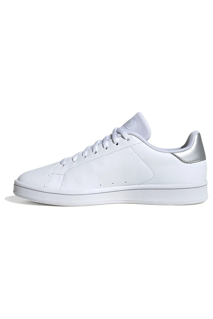 ADIDAS Sneakers bianche con dettaglio argento in materiale riciclato Urban Court Clearance