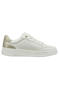 BAGATT Sneakers Bianche con dettagli oro 435AQG1950502190 Hot