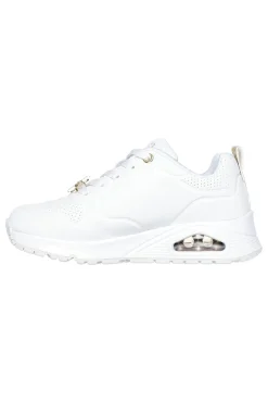 SKECHERS Sneakers bianche con dettagli gioiello UNO Gen1 TRENDY JEWELS ESS STREET GIRLS Hot